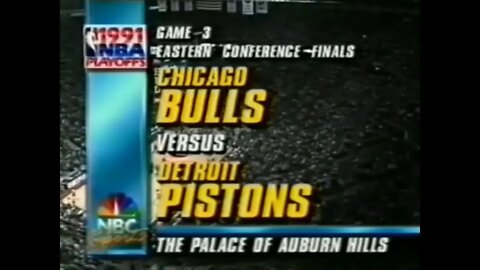1991-05-25 ECF Finals Game 3 Chicago Bulls vs Detroit Pistons