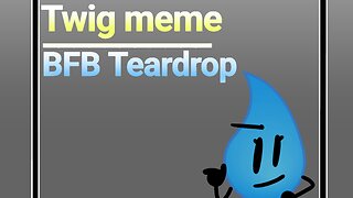 (Flash warning) Twig meme//BFB//Teardrop