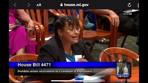 Dr. Christina Parks Testimony for Michigan HB4471 08.19.21