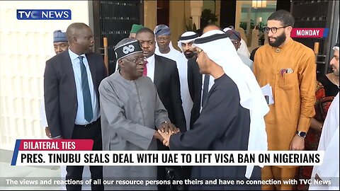 President Tinubu seals deal with UAE to lift visa ban on Nigerians