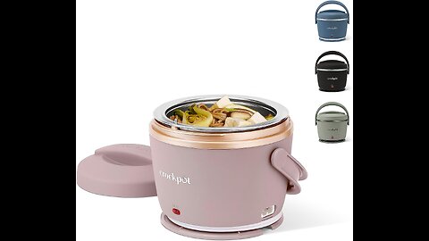 Crock Pot Electric Lunch Box Portable Food Warmer