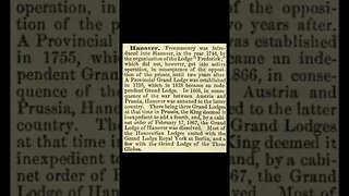 Hanover: Encyclopedia of Freemasonry By Albert G. Mackey