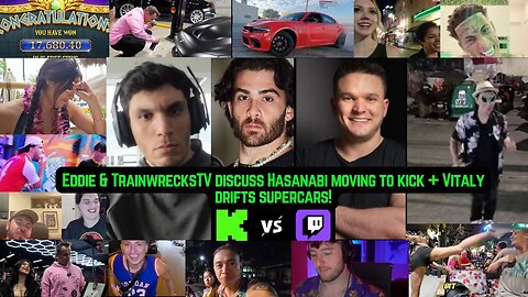 EDDIE (OWNER OF KICK) & TRAINSWRECKSTV DISCUSS HASAN MOVING TO KICK #hasanabi #trainwreckstv #eddie