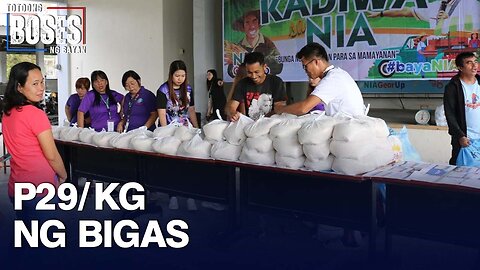 P29/kg ng bigas na ibinebenta sa mga Kadiwa stores, pansamantala lang