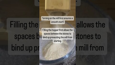 PRO TIP: Using a Nutrimill Harvest Grainmill