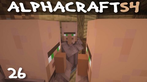 Our Efficient Villager Breeder - Alphacraft S4 e26 - Minecraft SMP