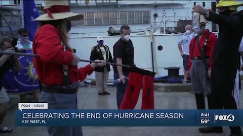 Floridians celebrate the end of hurricane season
