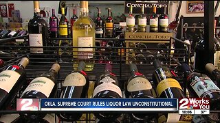 Oklahoma Supreme Court rules liquor law unconstitutional