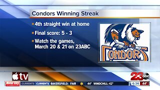 Condors winning streak