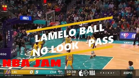 LaMelo Ball NO LOOK PASS to Miles Bridges Left The Entire LAKERS SHOCKED !😂