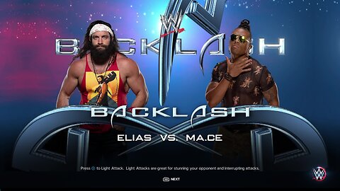 WWE 2k23 Elias vs Mace