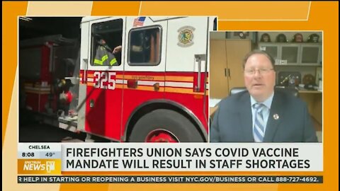 FDNY Firefighters Assoc President: Vaccine Mandate Is a Political Game