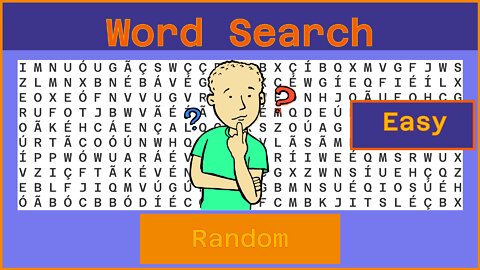 Word Search - Challenge 08/12/2022 - Easy - Random