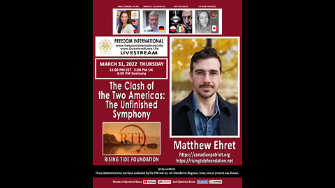 Matthew Ehret - "The Clash of the Two Americas:The Unfinished Symphony"