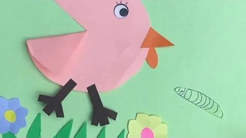 How to make an origami Chick paper Craft/EP44🐥🐓