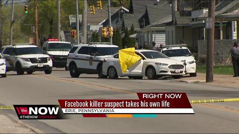 Facebook murder suspect led PA state police on pursuit, shot and killed himself