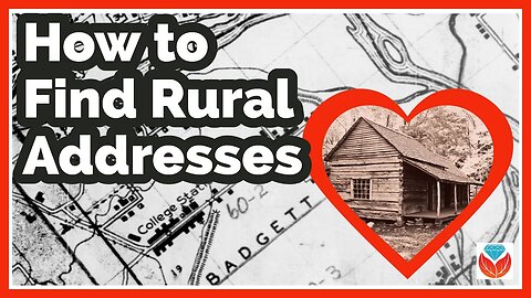 How to Find Old Rural Addresses on a Map