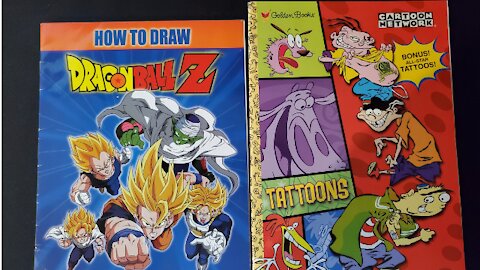 Thrifting: Dragonball Z & Cartoon Network Drawing Books