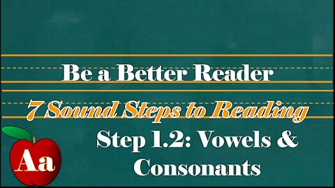 Step 1.2: Learn Vowels and Consonants