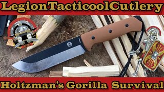 Holtzman’s Gorilla Survival Field Knife! @Holtzman's Survival #hiking #bushcraft #survival #edc