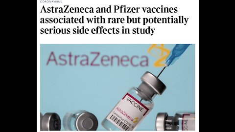 AstraZeneca and Pfizer vaccines associated with rare but potentially serious side effects in study