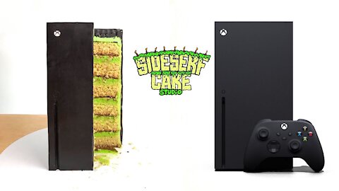 Learn how to bake a realistic XBox Series X CAKE