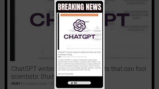 ChatGPT's AI Outsmarts Human Reviewers: Can Fake Research Papers Fool the Experts? | #shorts #news