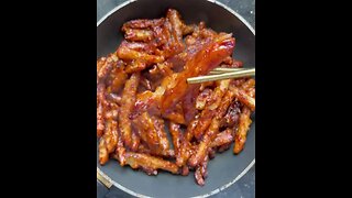 Crispy Sweet Chilli Fries #recipe #fries