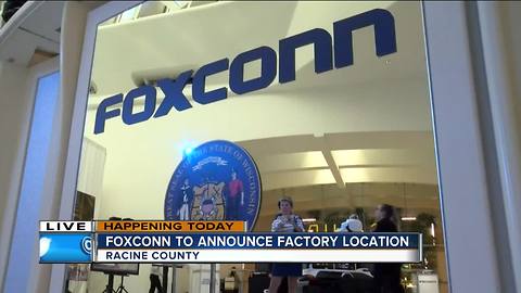 Foxconn expected to locate plant in Mount Pleasant