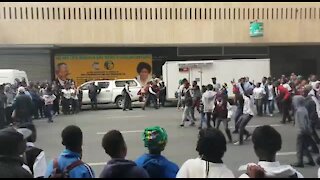SOUTH AFRICA - Johannesburg - School protest (videos) (BBM)