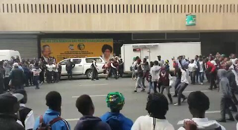 SOUTH AFRICA - Johannesburg - School protest (videos) (BBM)