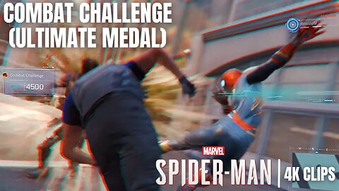 Combat Challenge (Ultimate Medal) | Marvel's Spider-Man 4K Clips