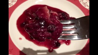 Cherry Blueberry Cobbler MRE dessert by Ameriqual (Meal Ready to Eat)