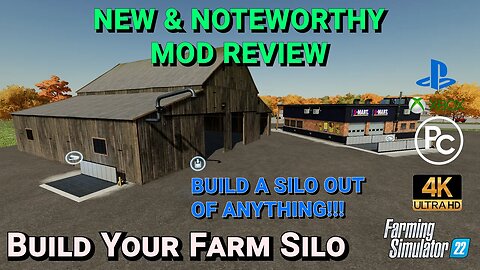Build Your Farm Silo | Mod Review | Farming Simulator 22