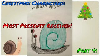 Christmas Characters: Most Presents Received Part 4! (2022)