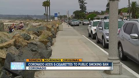 Coronado restrictions on e-cigarettes begin Thursday