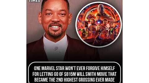One Marvel Star Won’t Ever Forgive Himself for Letting Go of $815M Will Smith Movie
