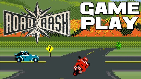 🏍⛓🚔 Road Rash - Game Boy Color Gameplay 🚔⛓🏍 😎Benjamillion