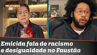 Emicida, racismo e desigualdade no Faustão