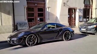 Full video of TopCar Porsche 911 Turbo S 991 with MANNY carbon details in 4k Ultra HD