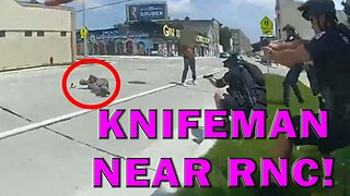 Knifeman Taken Down By Multiple Cops Outside Of The RNC! LEO Round Table S09E150