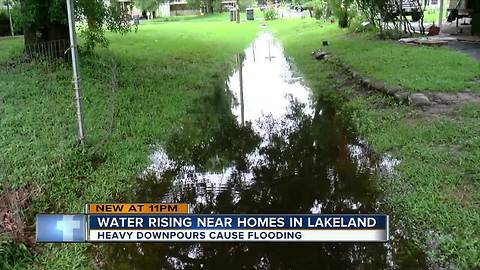 Unseasonable rains have Lakeland residents on edge as flood waters rise