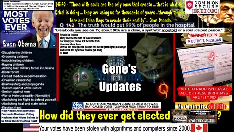 Gene's Updates. The Great Election Sting! Part 25. B2T Show Dec 12, 2020 (IS)