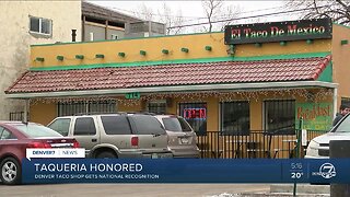 El Taco de Mexico was recognized because of its famous green chile recipe