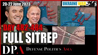 RUSSIA BEGINS PUSH FOR KUPYANSK; Crimean route hampered [ Ukraine SITREP ] Day 482-484 (20-22/6)