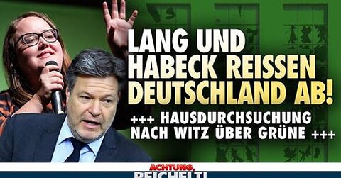 Hausdurchsuchung wegen Habeck-Witz!