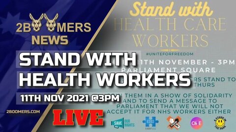 STAND WITH HEALTH CARE WORKERS LONDON - LIVE