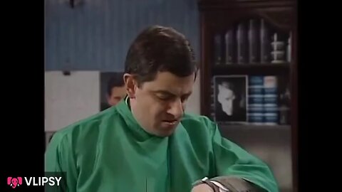 Mr bean animated at the salon