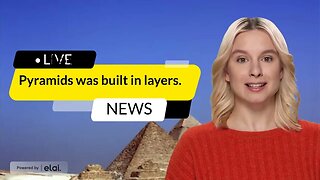 Pyramids were built in layers