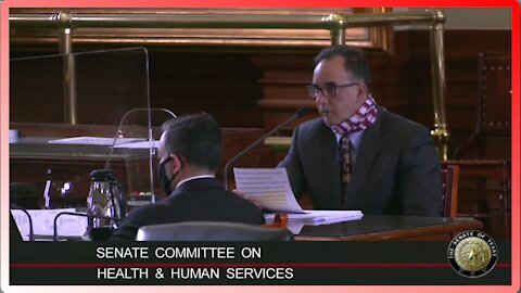 Richard Urso, MD Testifies to Texas Senate HHS Committee - 2662